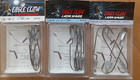Assortment 15-pack 75 Worm Hooks Eagle Claw Lead Weight Jig Head 1 0 2 0 3 0