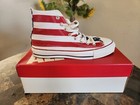 Vintage Converse All Star Usa Flag Made In Usa  Size 8 5  Rare  Great Condition