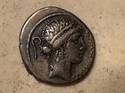 Roman Republic C servilius C f  Ar Denarius Vf 57bc