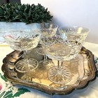 Waterford Crystal Lismore Champagne Coupe Glasses Sherbet Glasses Vintage