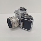 Vintage Exakta Vx Varex Film Camera   Carl Zeiss Biotar 58mm F 2 Lens - Untested