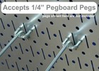30-p-3232g Gray Metal Pegboard Pack