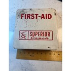 Vintage Superior Coach First Aid Kit Metal Box Pac-kit 24 Unit Wall Mount White