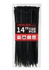 100pc 14  Cable Ties Heavy Duty 60lbs Ultra Nylon Wrap Wire Zip Uv Resistant Lot