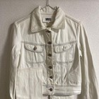 Mm6 Maison Margiela Deconstructed Denim Jacket Ice Wash White Size 36