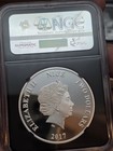 2017 1 Oz  Star Wars Luke Skywalker Ngc Pf70 Ultra Cameo   999 Fine Silver Niue