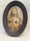 Set Of 4 Antique vintage Framed Prints   Catholic Religious Devotional Art