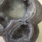 Gray Natural Geode Crystal Cluster Specimen