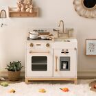 Robud Kids   Toddlers Kitchen Playset Wooden Pretend Play Kitchen Set Toy Gift