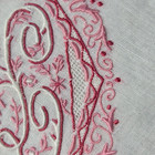 Vtg Exceptional Madeira Embroidered Cotton Linen Hankie Handkerchief Monogram L