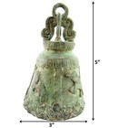Bronze Temple Bell Elephant Buddhist Antique Buddha Brass Clapper Feng Shui 5 