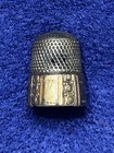 Vtg Thimble Brass 1890  3 4  W Base 3 4  Tall Very Unique