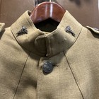 Antique Military Ww1 Army Dougnboy Tan Canvas Jacket Original Wwi W hat  id