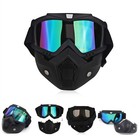 Safety Work Protective Mask Face Shield  Eye Protection Goggles Fit Over Glasses