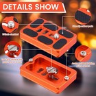 2 Pieces Metal Quick Release Plate With 1 4  -20 Camera Screw Tripod Mount Plate
