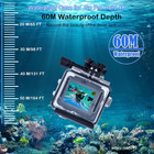 196ft 60m Waterproof Case For Go Pro Hero 4k   Underwater Diving Protective Hous