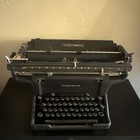 1942 Underwood Model S 14in Wide Carriage Manual Typewriter Wwii Era Black