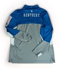 Nike Kentucky Wildcats Jacket Mens Xl Blue Dri-fit Elite 1 4 Zip Sec Basketball