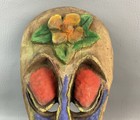Roger Francois Haitian Artist Carved   Painted Mask