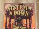 System Of A Down Poster  Foil  Sick New World Texas      Official Gold Authentic