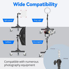 Heavy Duty Light Stand With Casters  21-31 9  Photography Tripod Stand With Adju