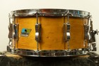1970s Ludwig 6 5x14 Rock concert Natural Maple Wood Snare Drum