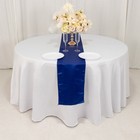 Royal Blue Satin 12x108  Table Runner Lustrous Wedding Party Catering Dinner