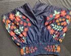 Tuff Muay Thai Boxing Shorts With Bird And Flowers Design Size Large Euc