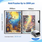  2000 Puzzle Storage Folder Binder Keeper For Jigsaw Enthusiasts - Space-saving 
