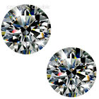 Cubic Zirconia Excellent Quality Loose Round 2 Pcs   Not 5a  Aaaaa U s Shipper 