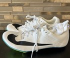 Mens Nike Zoom Rival Sprint Track Field Sprinting Spikes White Size 8 Fz9663-102