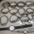 Lot Of 60 Assorted Womens Watches Untested Vintage Gold Silver Mix Tone Metal
