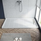 Elegant Shower Base Single Threshold Smc Shower Tray With Drain Slip Resistant 