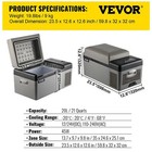 Car Refrigerator Mini Fridge Freezer Portable Compressor Cooler 12 24v Dc 110-24