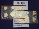 1998 Us Uncirculated Mint Set   10 Coins Original Cello   Original Envelope