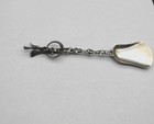 Vintage 800 Silver Female Flying Dragon Serving Bonbon Shovel Spoon
