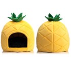 Cat Bed Self-warming Kitty Cave Hut House Nest Pet Sleeping Bed For Indoor Ca   