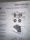 Robertshaw Gas Thermostat 4350-new In Heavy Duty Cooking Equipment