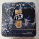 New 100 Miller Lite Halloween Jack-o-lantern Spooky Bar Beer Coasters Lot Mat