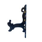 Chinese Wood Medium Black Plate Holder Rack Display Easel Ws3220
