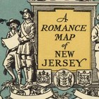  Romance Map Of The State Of New Jersey Circa 1935 - 24  X 42  Vintage Reprint