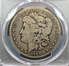 1889-cc U s   1 Morgan Silver Dollar Pcgs G06   Key Date Carson City Coin