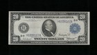Sc 1914  20 Key St  Louis District Federal Reserve Note Frn - Blue Seal  187a 