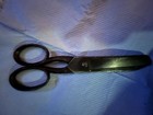 Ashton Jackson  co Sheifield England Wiss No  15 1 2 Vintage Steel Shears Brown 