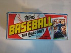 1982 Topps Baseball Wax Empty Display Box
