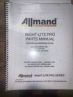 Allmand Night-lite Pro Series Parts Manual Book Catalog
