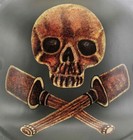 German Ww1 M1916  Stahlhelm Helmet Stormtrooper Sturmtruppen Skull