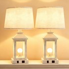 White Table Lamps 21   Set Of 2 Touch 3-way Dimmable Living Room Bedroom Bedside