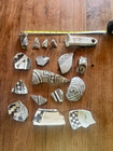 14 Striking Anasazi Pottery Sherds  Arrowheads dipper Handles Black On-white