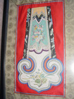 Old Framed Chinese Silk Embroidery Ultra Fine Antique Costume Piece